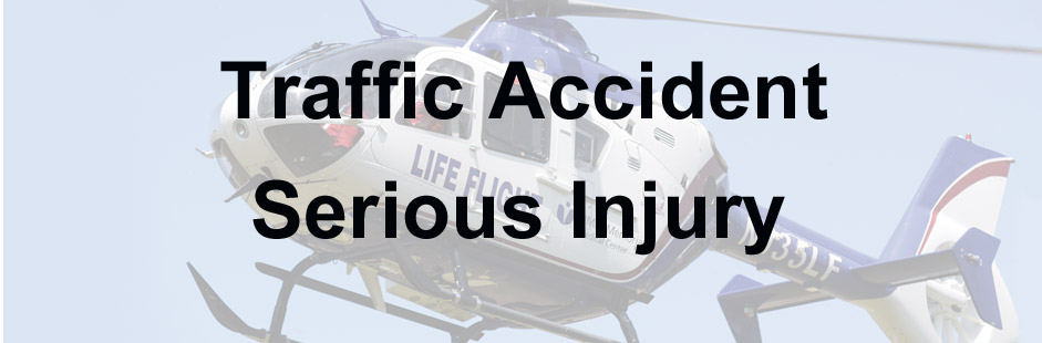 Accident Results In serious Injuries & Arrest