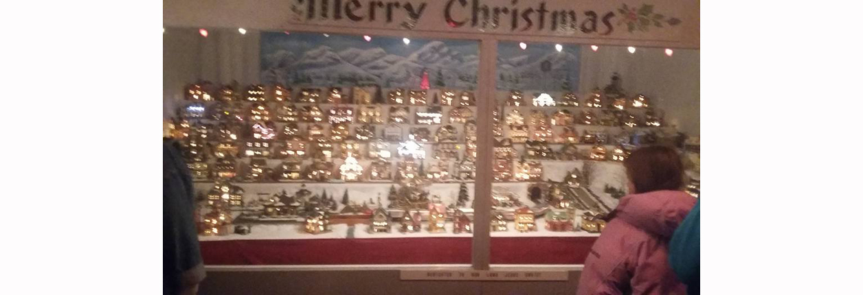 The Bob Gipe Christmas Village Display Continues