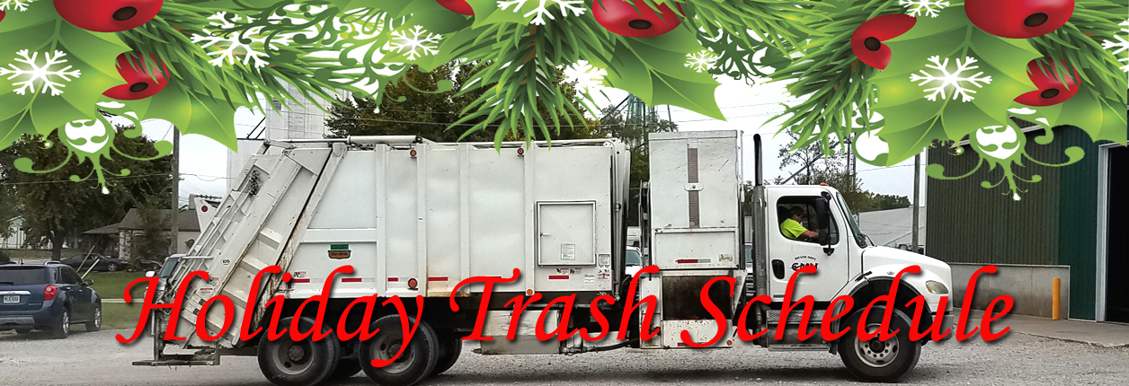 Chillicothe Holiday Trash Pick-Up Schedules