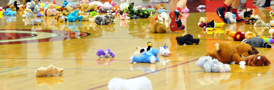 Teddy Bear Toss Night for CHS B-Ball