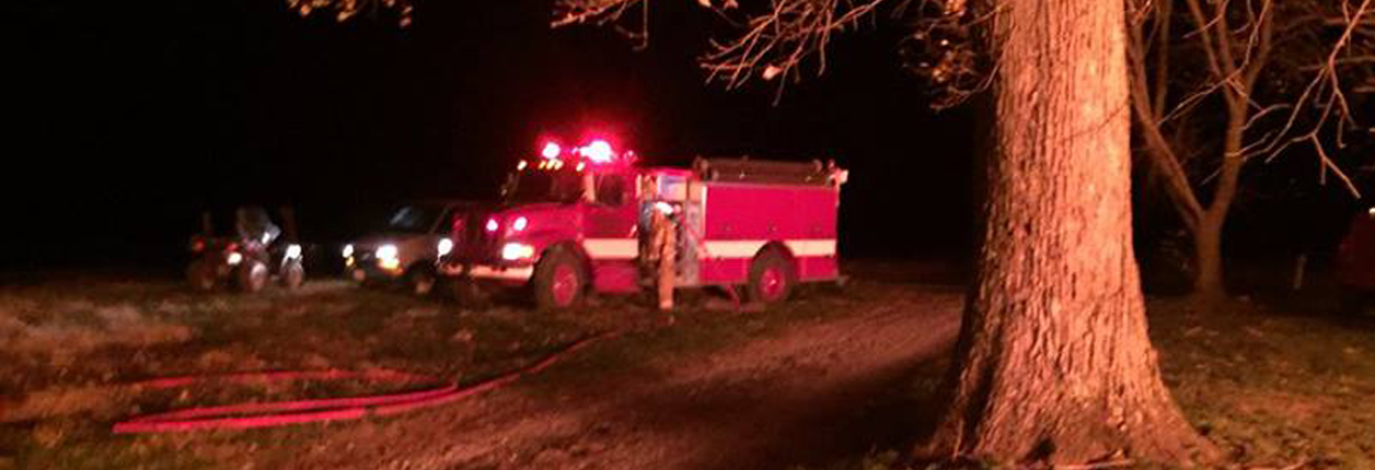 Fire Destroys Machine Shed South Of Mooresville
