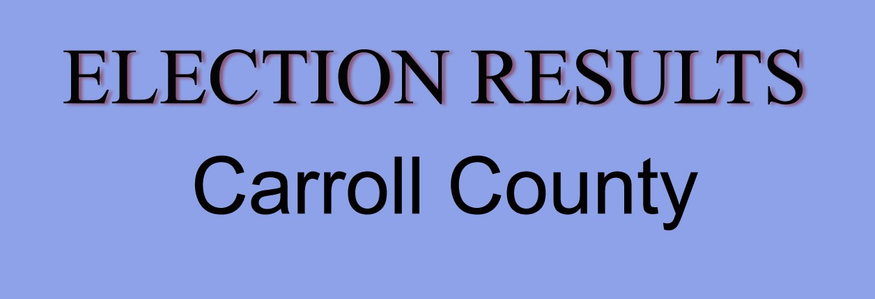 Carroll County Election Results For June 2nd