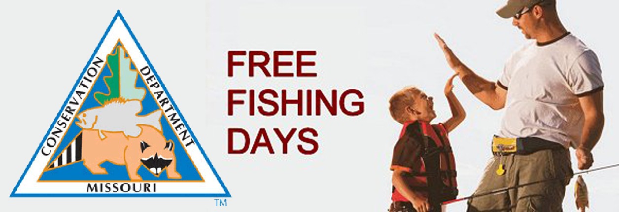 Free Fishing Days – June 8th & 9th