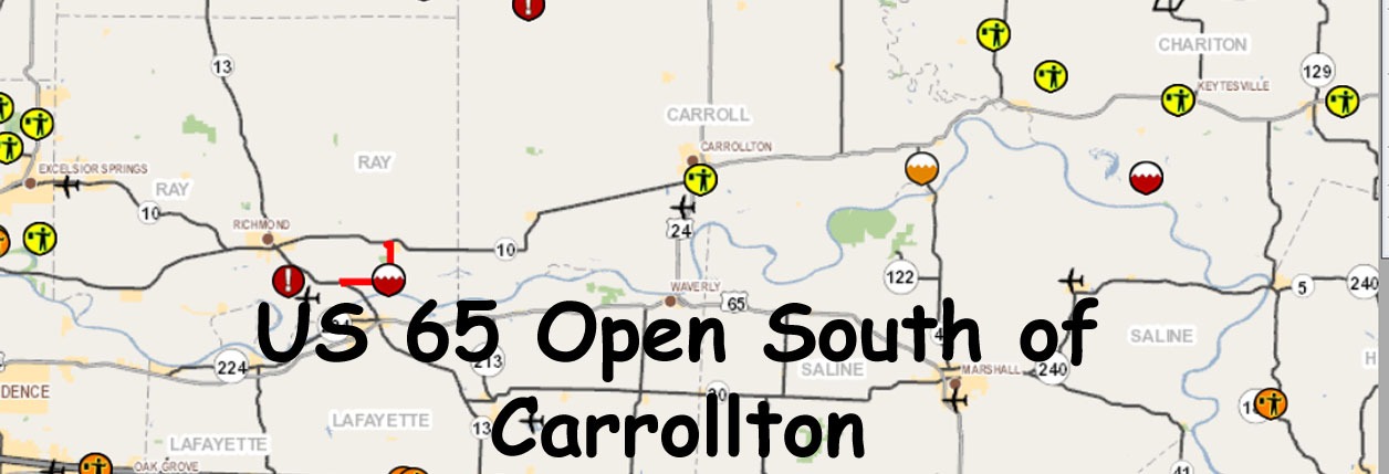 US 65 Open South Of Carrollton