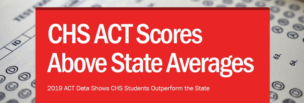 CHS ACT Scores Higher Than State Average