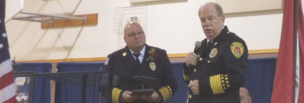 Fire Chief Darrell Wright Honored At Retirement Reception