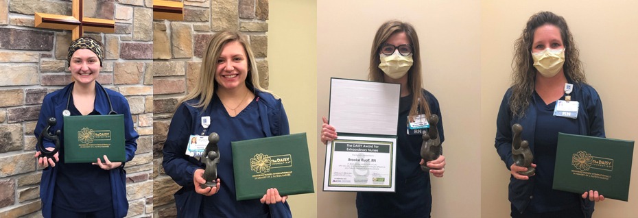 Four Area Nurses Receive The Daisy Award