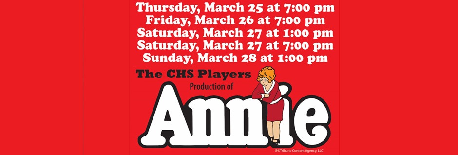 Chillicothe High School Drama Department Presents “Annie”