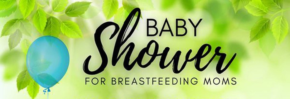 Health Center Holding Breast Feeding Baby Shower