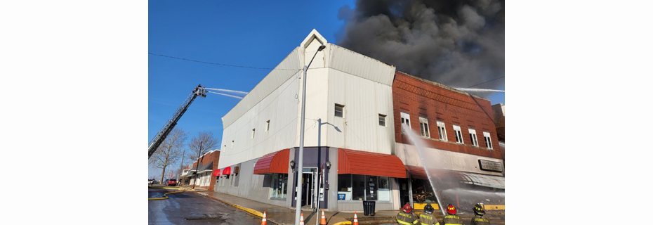 Fire Destroys Two Buildings In Downtown Brookfield