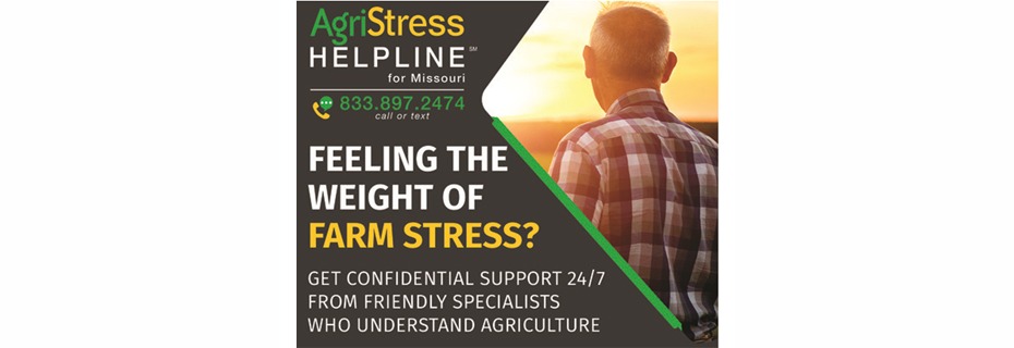 Mo Department of Agriculture Announces FREE AgriStress Helpline
