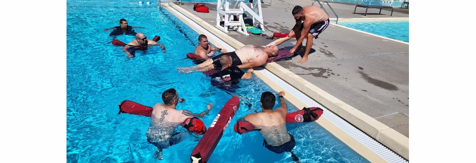 CFD Water Rescue Training At Chilli Bay