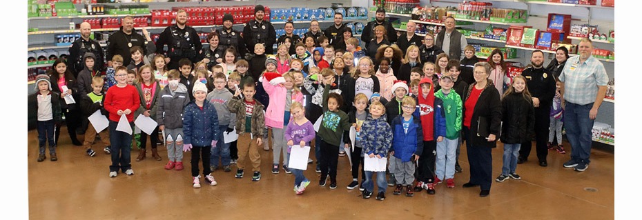 Local Children Shop With A Cop For Christmas