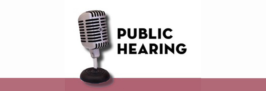 Public Hearings For A Variance & Advertising