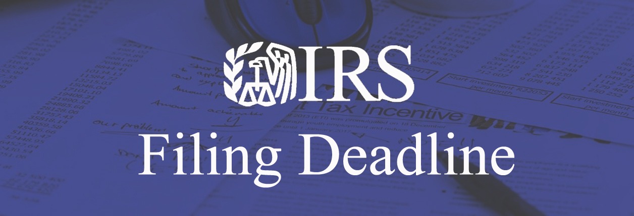 Tax Filing Deadline Is April 15th