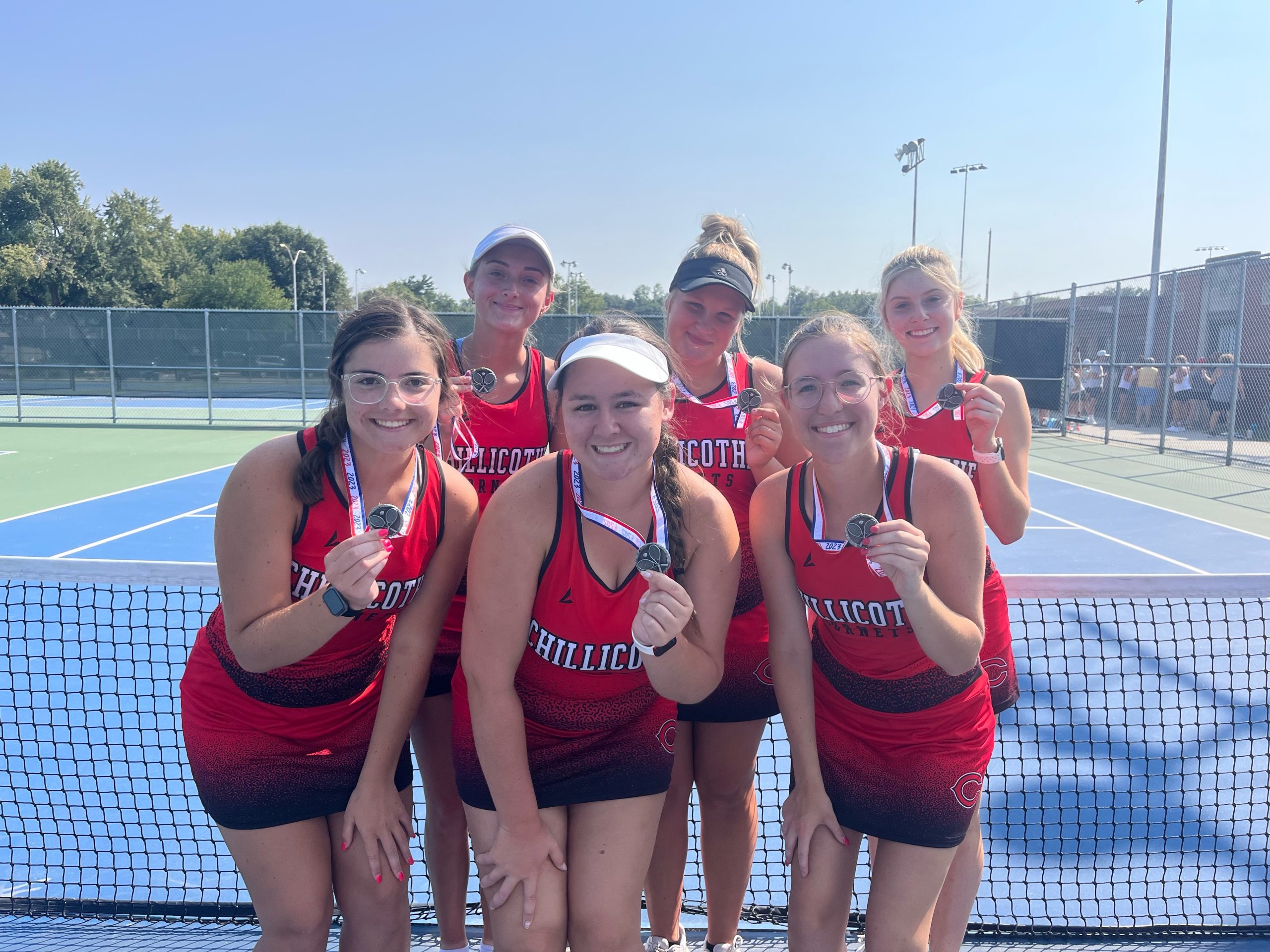 CHS Girls’ Tennis Captures 2nd Place at Tough Benton Tourney