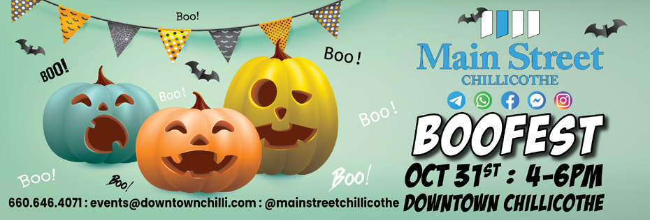 Chillicothe’s BooFest Is October 31st