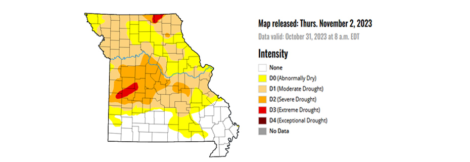 November Drought Monitor Shows Improvement