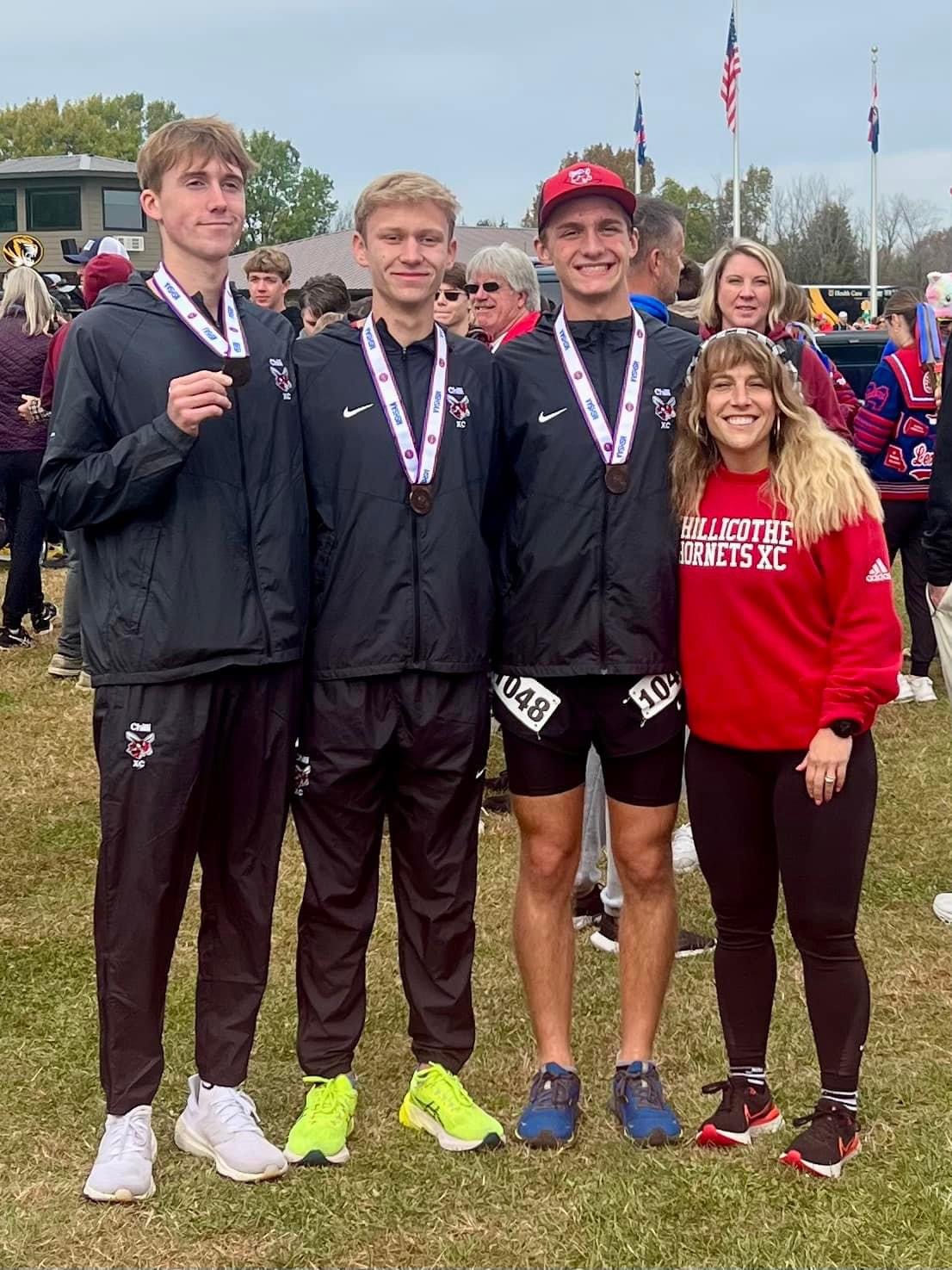 Hornets Boys Cross Country Team Places 5th At State