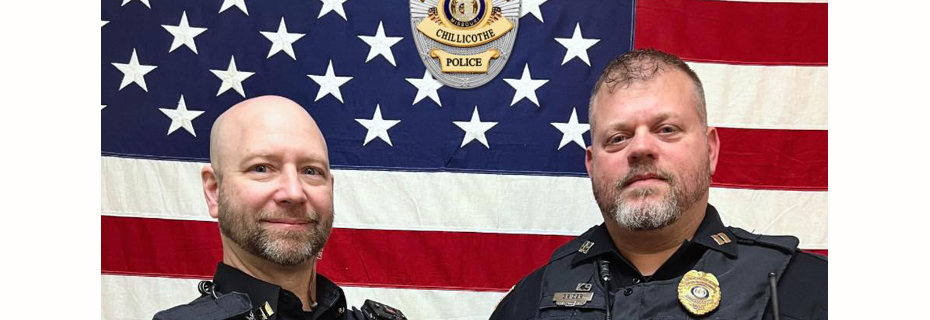 Two New Captains At The Chillicothe Police Department