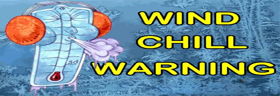 Wind Chill Warning Until Noon Tuesday