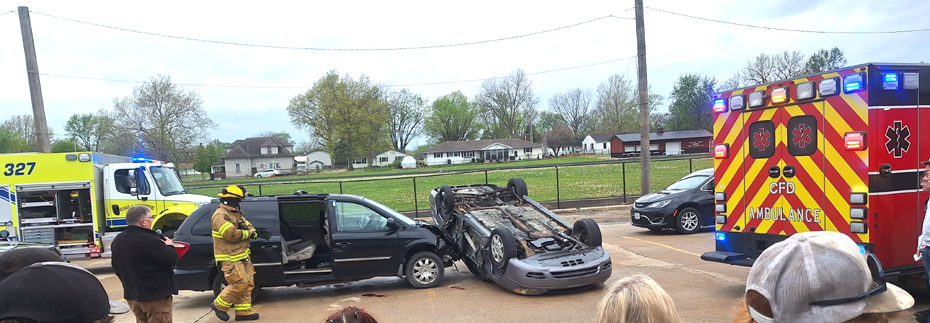 Mock Accident At GRTS Brings Awareness To Distracted Driving