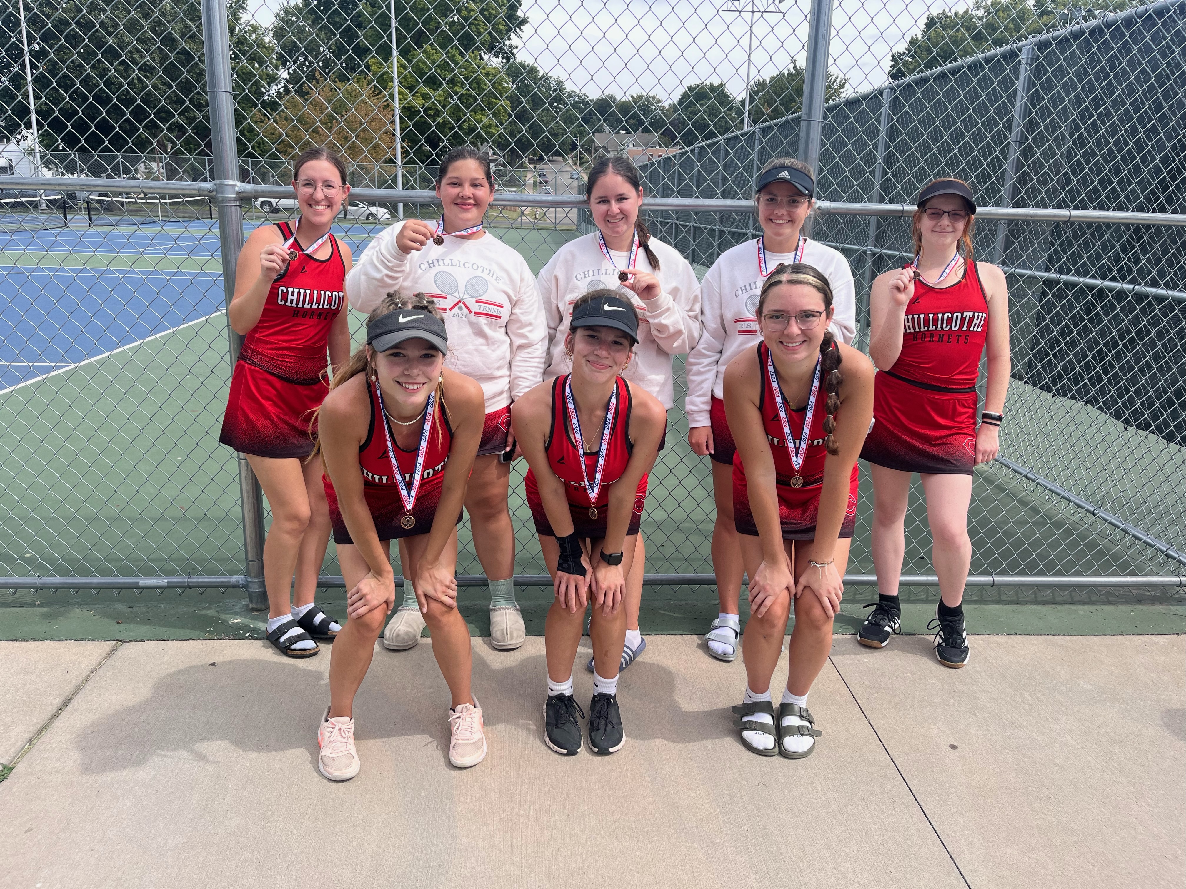 Lady Hornet Netters Bring Home Hardware from Benton Tourney