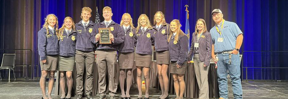 National FFA Awards For Area Clubs