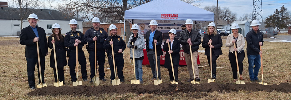 Ground Breaking Marks Beginning Of Police Department Construction