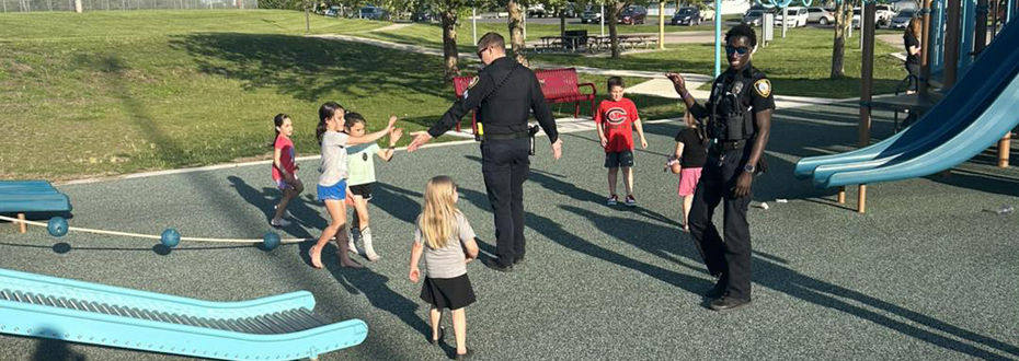 Cops Playing And Building Community