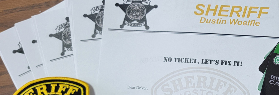 Livingston County Sheriff’s Department – “No Ticket, Let’s Fix It!”